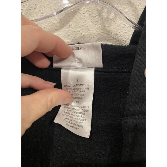 Disney Parks Haunted Mansion Cutie Hoodie Womens Small Black Full Zip Sweatshirt - Picture 4 of 6